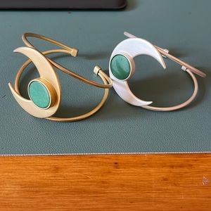 COPY - Crescent Moon Bangle Bracelet